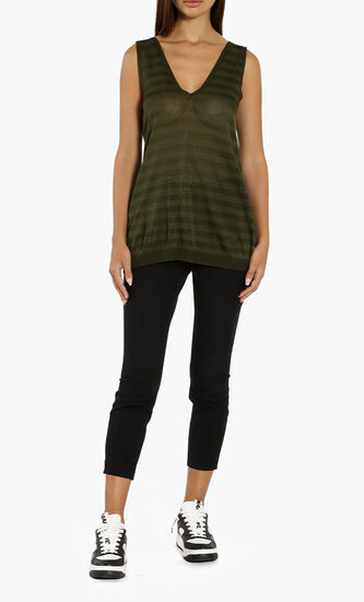 Leysini Knitted Sleeveless Top