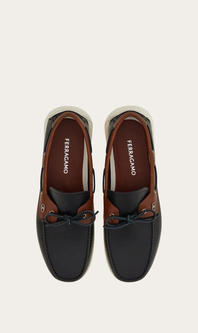 Boat Shoe with Gancini Ornament