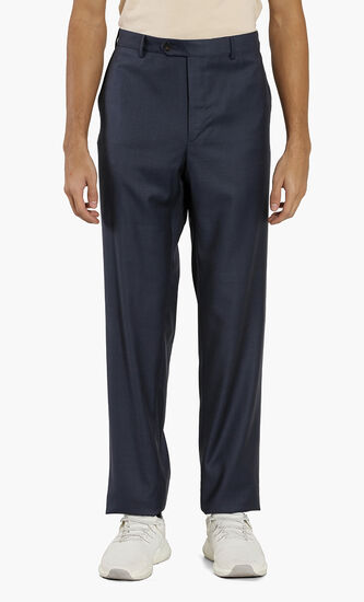 Plain Wool Trouser