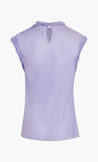 TWISTED CHIFFON TOP