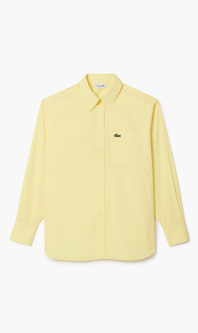 Oversized Fit Cotton Poplin Shirt