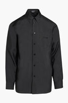 INFORMAL SHIRT EXTRA COMPACT VISCOSE GABARDINE FABRIC + MASKS PRINT MESH