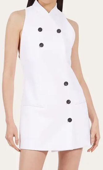 Sleeveless Double Mini Jacket Dress