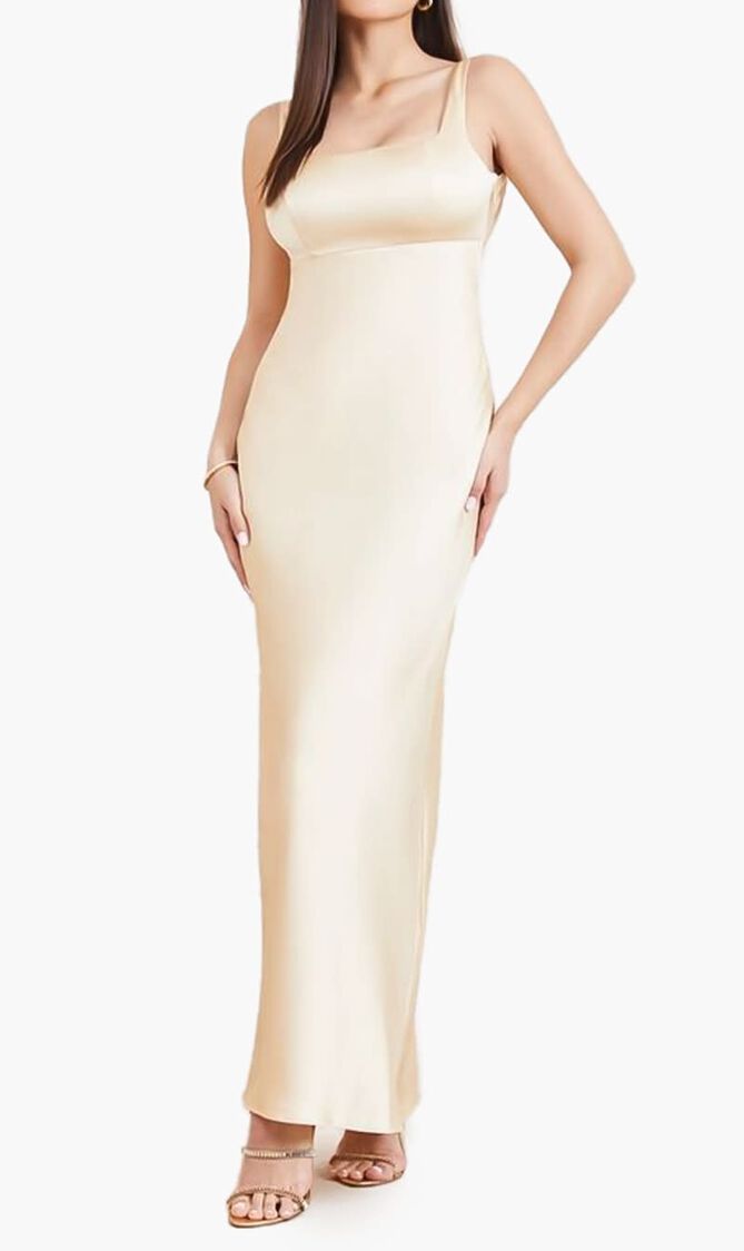 Estella Long Dress Solid