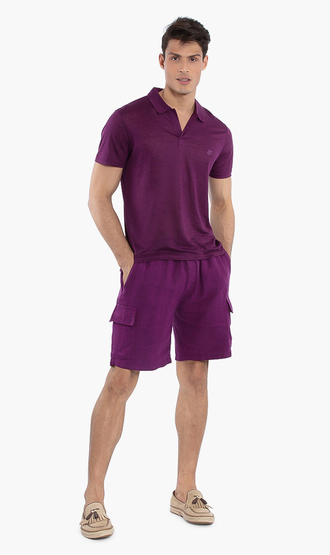 Pyramid Linen Polo Shirt