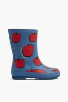 Apple Print Rain Boots
