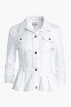 Embroidered Peplum Jacket