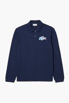 Classic Fit Long Sleeved Polo Shirt
