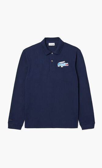 Classic Fit Long Sleeved Polo Shirt