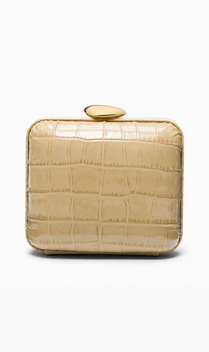 Tina Mini Crocodile Minaudière