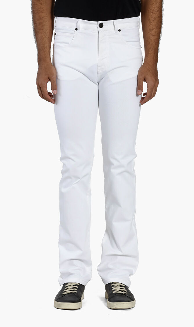 Emporio armani white jeans top