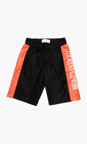 Nylon Boxer Swim Shorts