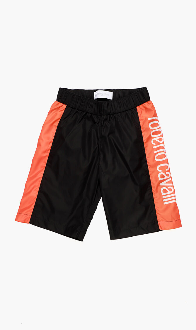 Nylon Boxer Swim Shorts