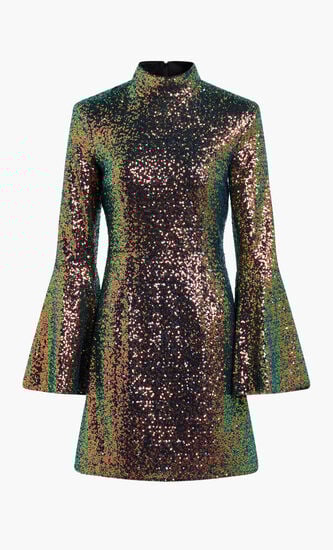 SEQUIN MINI DRESS