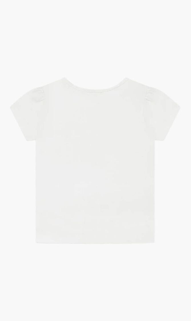 Capricia Pearl Floral Embroidered T-Shirt