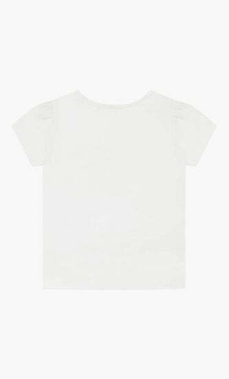 Capricia Pearl Floral Embroidered T-Shirt