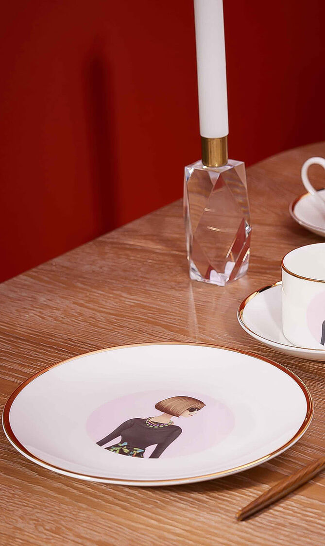 طبق الحلويات آنا - 21 سم