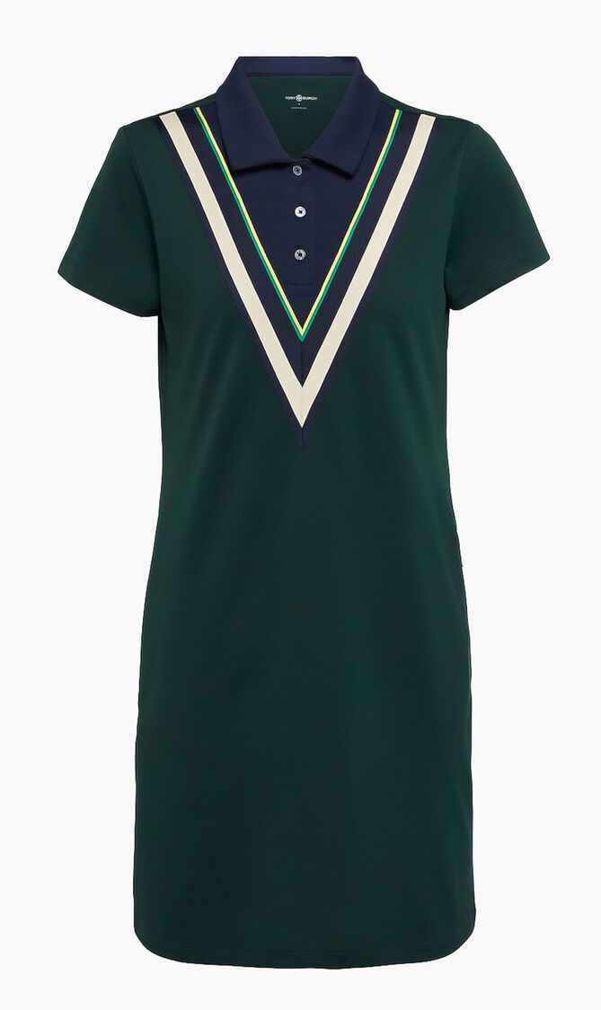 Chevron Polo Dress