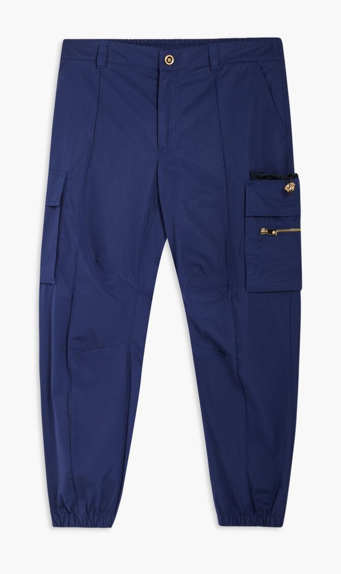 PANTS CARGO POCKET CTN PPLN SOLID