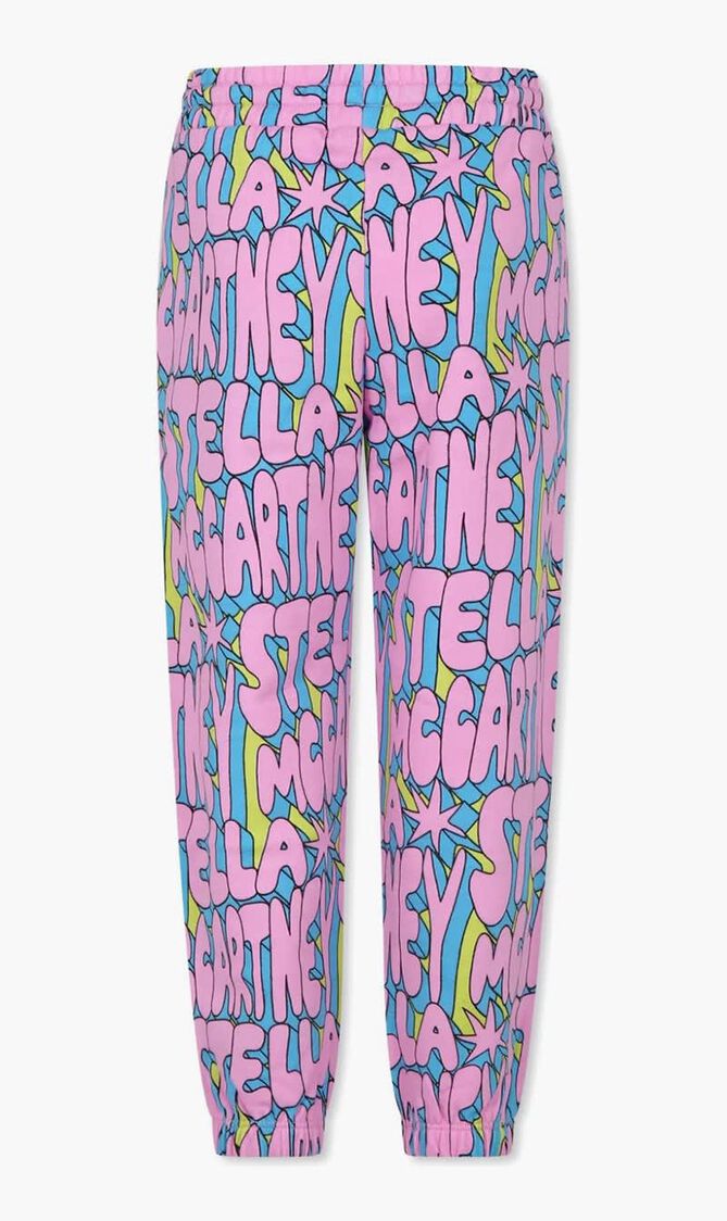 logo-print organic cotton track pants