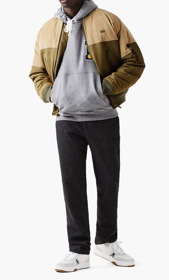 Quilted Zip Bomber Jacket