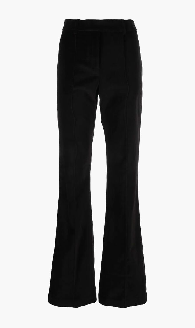 Stretch Velvet Bootcut Pants