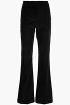 Stretch Velvet Bootcut Pants