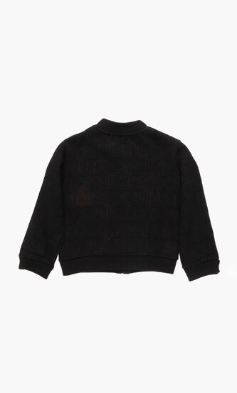 Logo Print Zip Sweatshirt