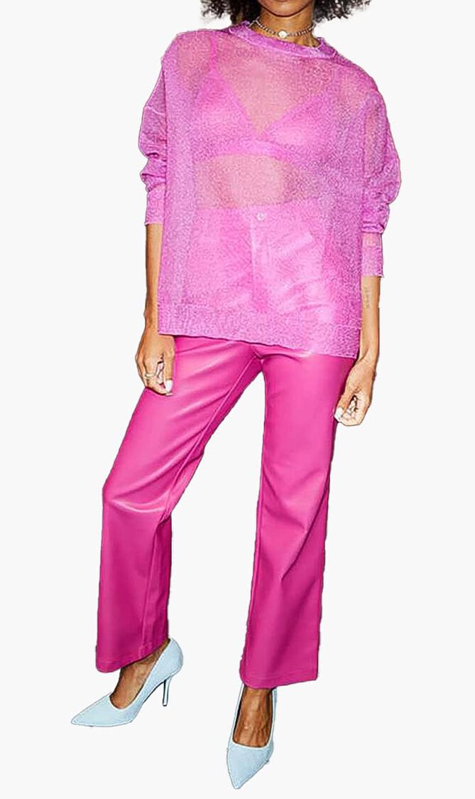 Vegan Leather Trousers