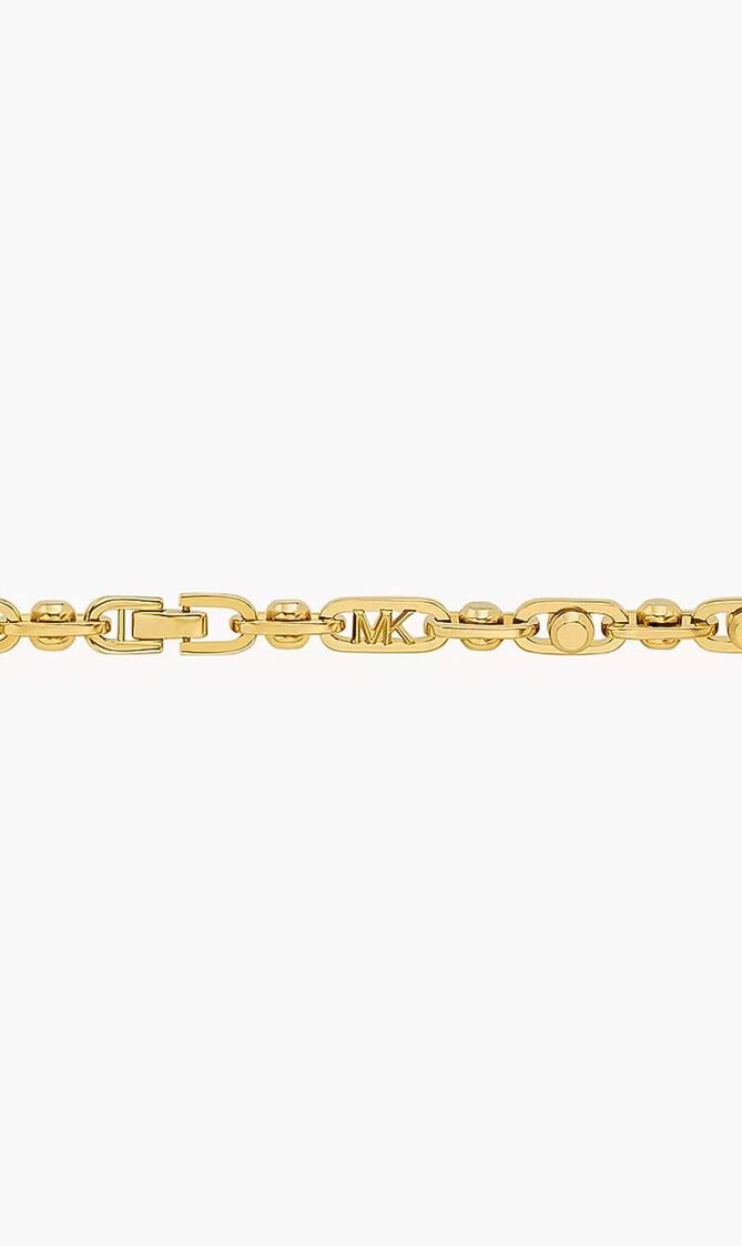 ASTOR LINK MD NECKLACE GOLD BRASS