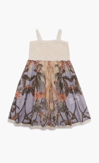 WYLIE KNIT PRINTED DRESS