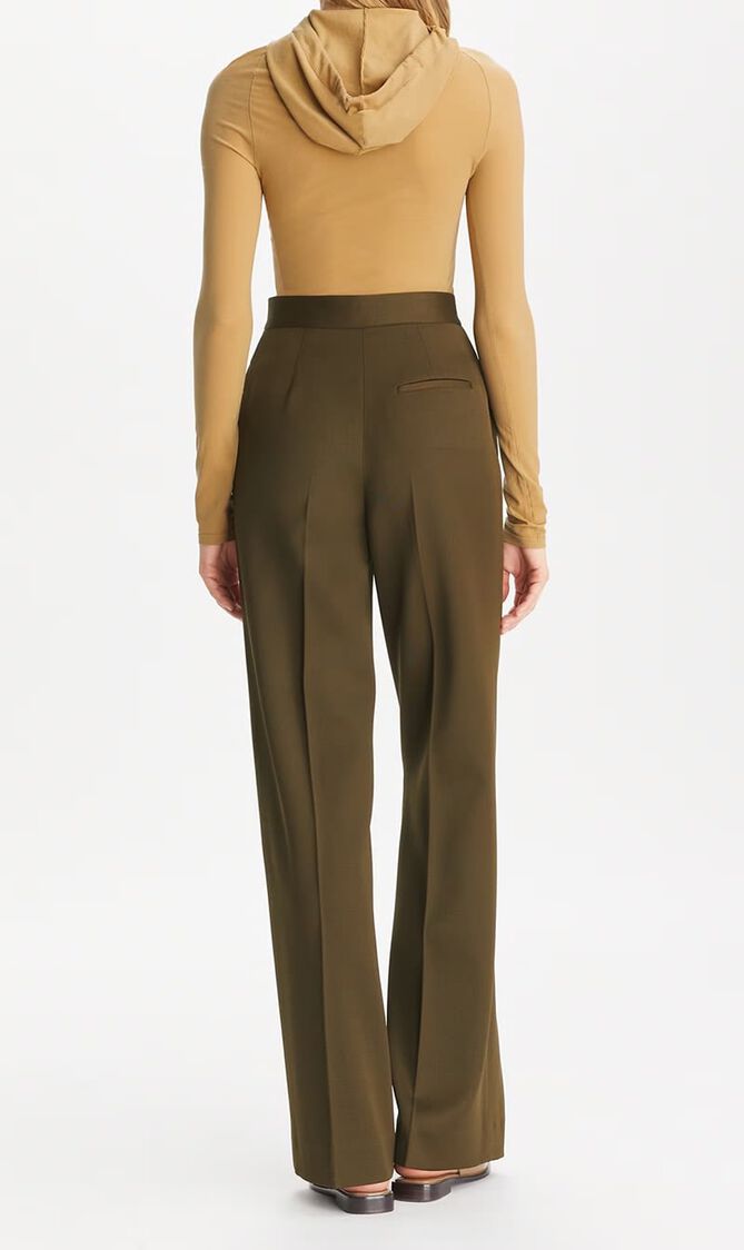 Wide Leg Wool Pant