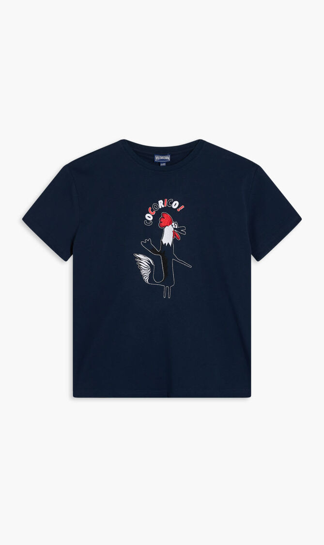 TEDDY TEE SHIRT CR24 COCORICO TS BLEU MARINE