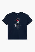 TEDDY TEE SHIRT CR24 COCORICO TS BLEU MARINE