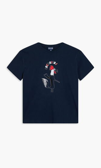 TEDDY TEE SHIRT CR24 COCORICO TS BLEU MARINE