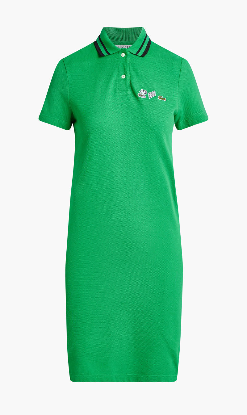 Buy LACOSTE Lacoste x Peanuts Organic Cotton Polo Dress for SAR 273.00 The Deal Outlet