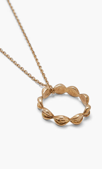 AVP YELLOW GOLD BURATTATO NECKLACE