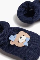 Bowtie Bear Cotton Booties Bowtie Bear Cotton Booties