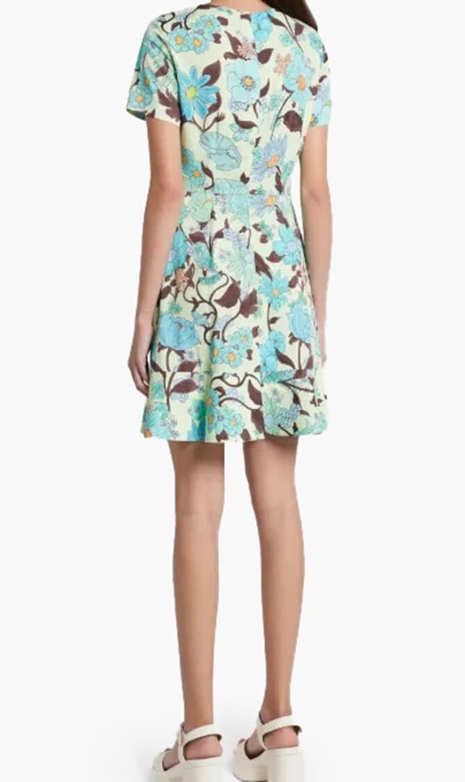 Garden Print Minidress