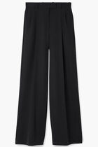 PANTS WIDE LEG HIGH WAIST GAB ECO WOOL SOLID