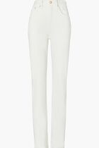 Mid Rise Slim Straight Jeans