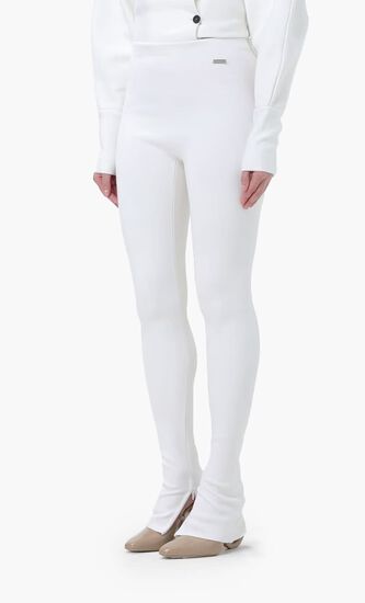 Compact Wool Trousers