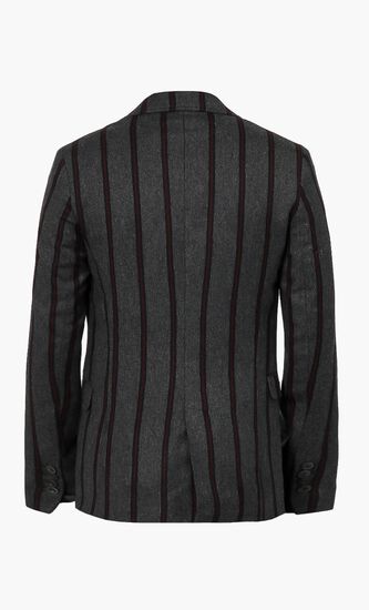 Slim Fit Wool Regimental Jacket