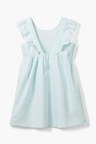 Linen Ruffle Dress
