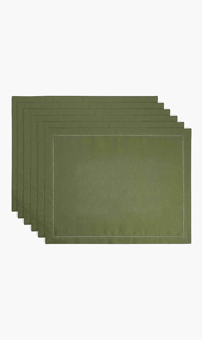 Feliz Placemat Green Set Of 6