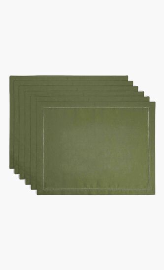 Feliz Placemat Green Set Of 6