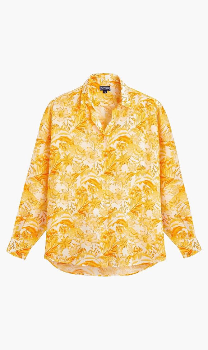 Tahiti Flowers Viscose Shirt