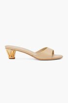 Slip On Cage Heel Sandals