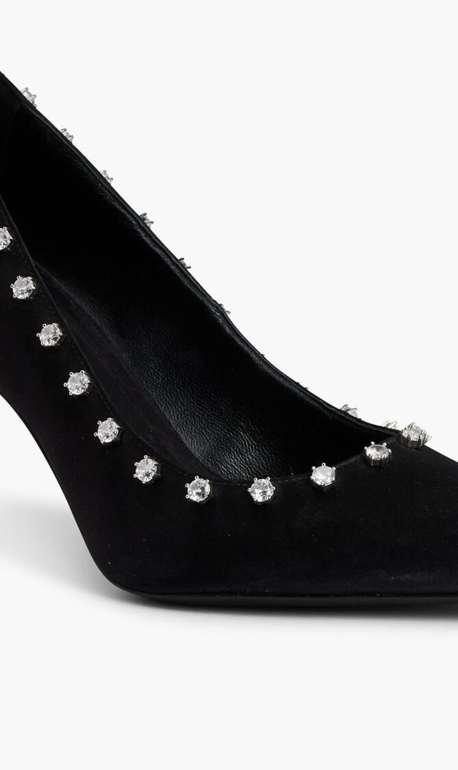 DELPHINE 85 CRYSTAL STUD PUMP