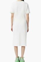 Trim Accent Jersey T-shirt Dress